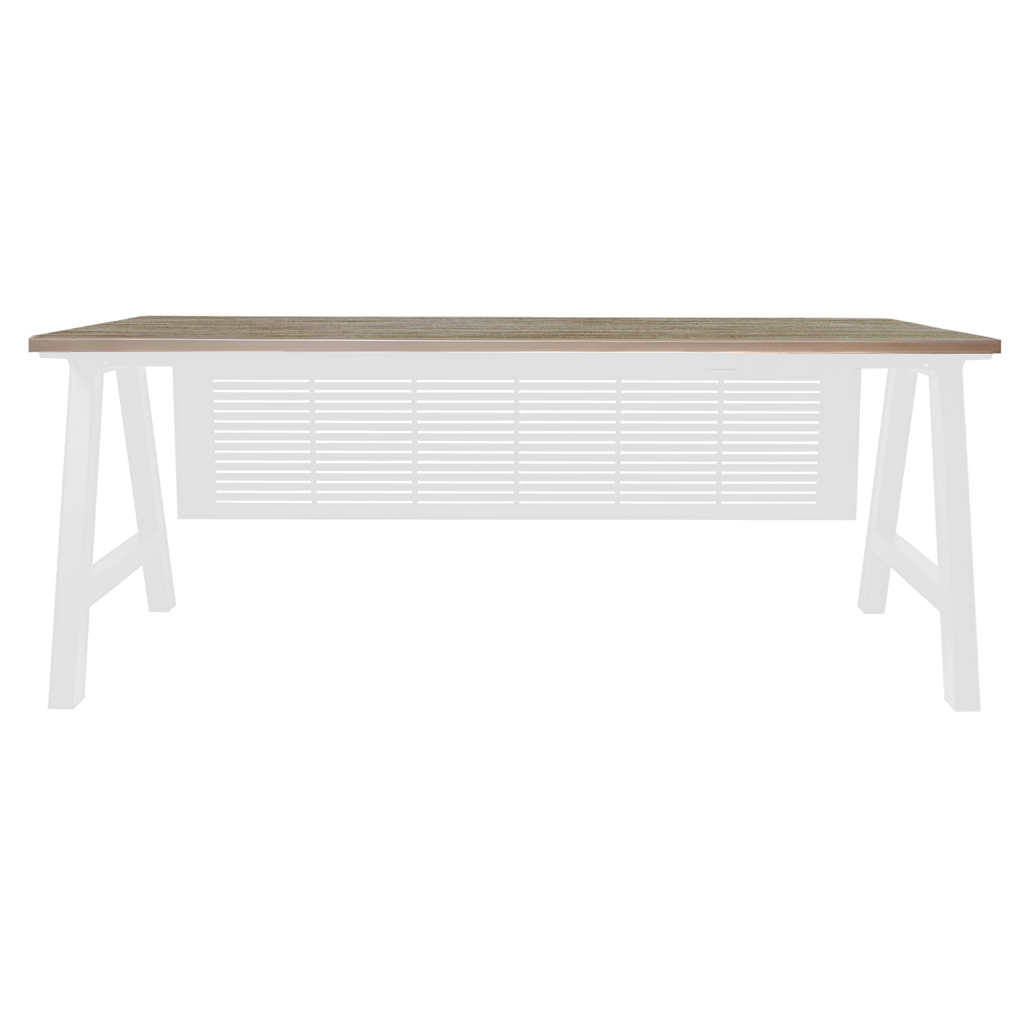 Pitch Office Desk with Privacy Panel