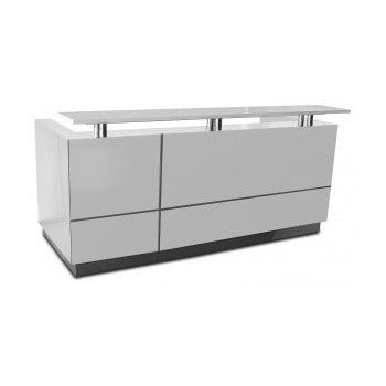 Logic Reception Counter White