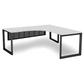 Trilogy Corner Workstation with Privacy Panel