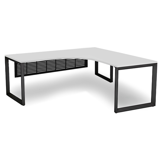 Trilogy Corner Workstation with Privacy Panel