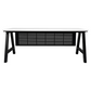 Pitch Office Desk with Privacy Panel