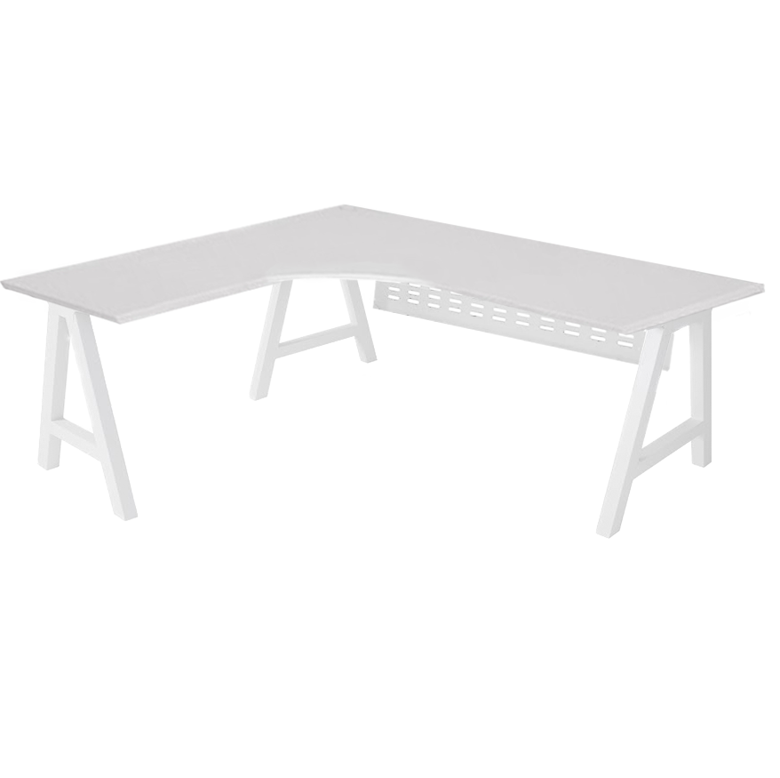 Pitch Corner Workstation with Privacy Panel