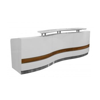 Wave Reception Counter – Office Fitout Design