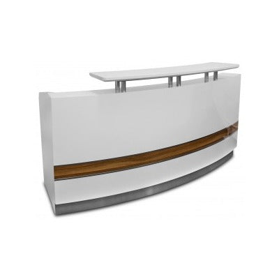 Urbane Reception Counter – Office Fitout Design