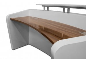 Urbane Reception Counter – Office Fitout Design